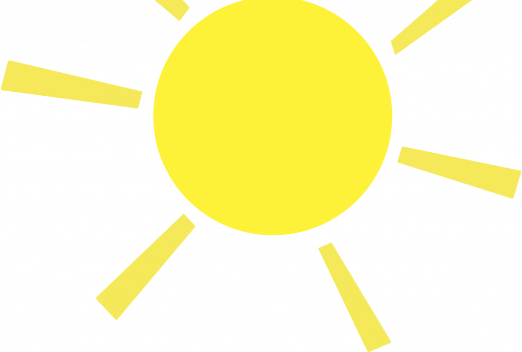 Eine gelbe Sonne